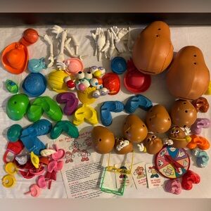 Potato head vintage lot 74 pieces